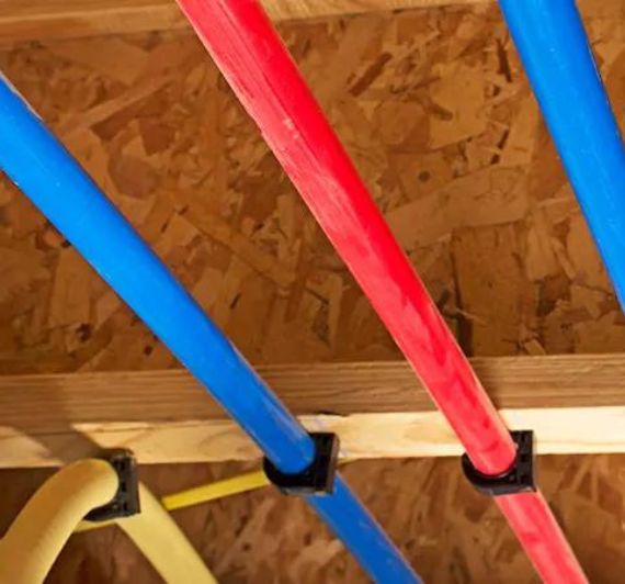 pex-a piping in a home